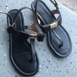 Liz Claiborne small wedge heel sandals